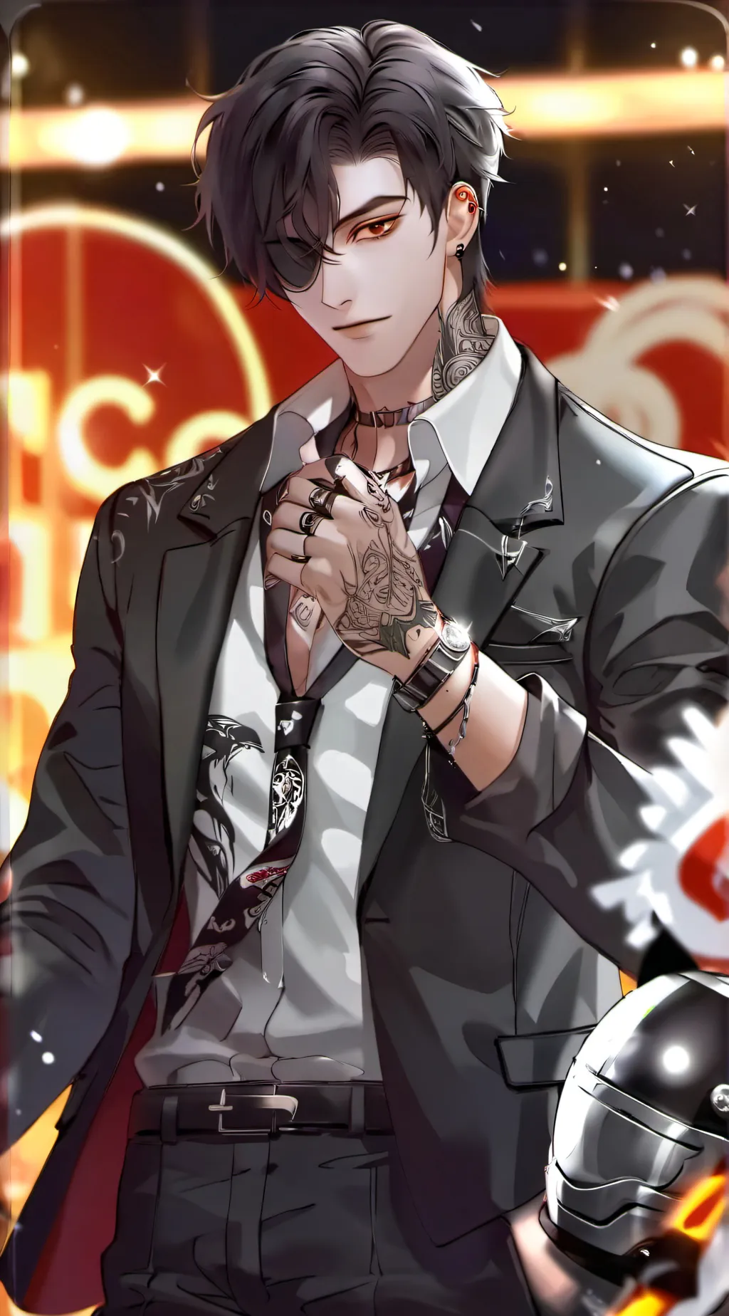 ai character: Axel background