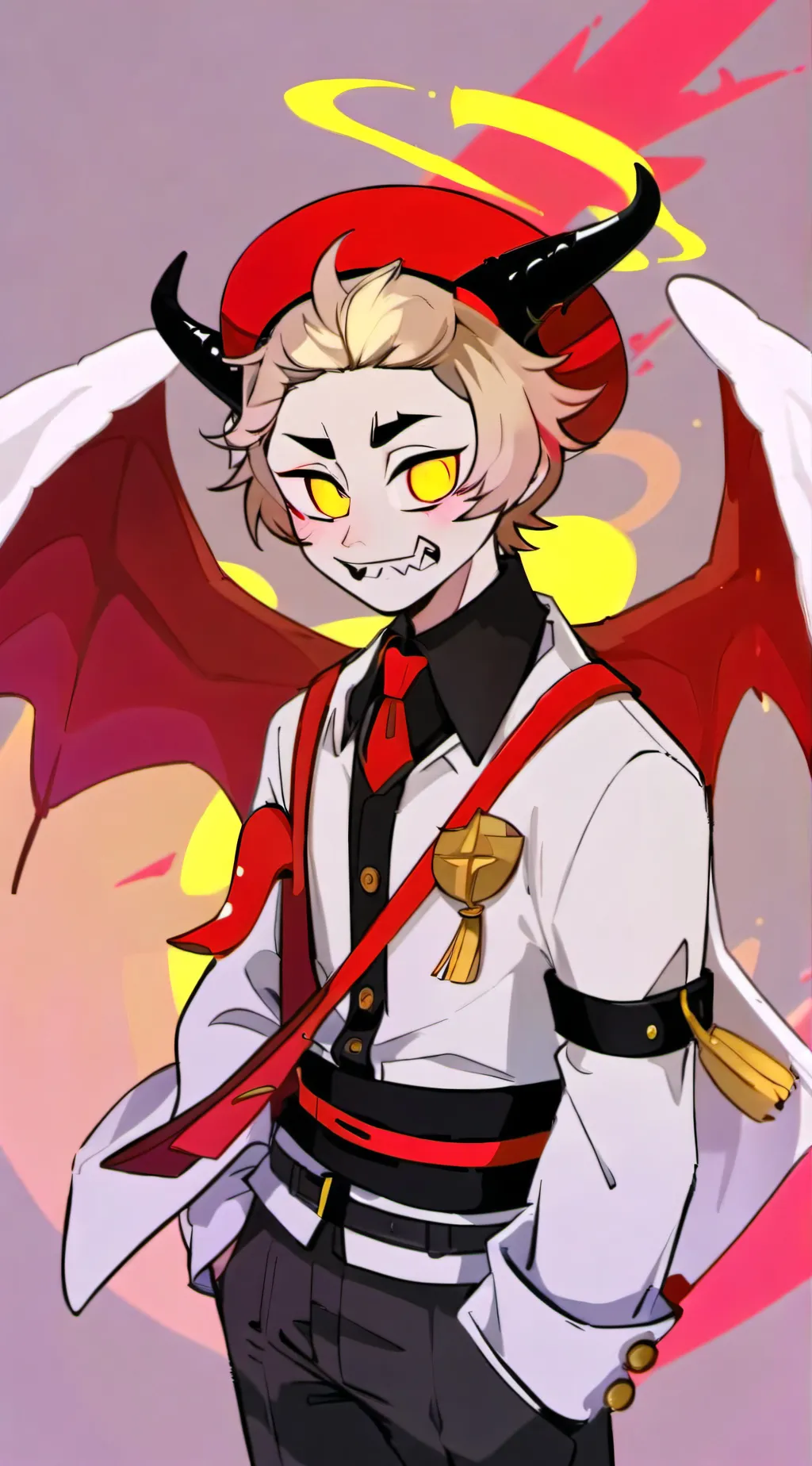 ai character: ✨radioapple✨ background