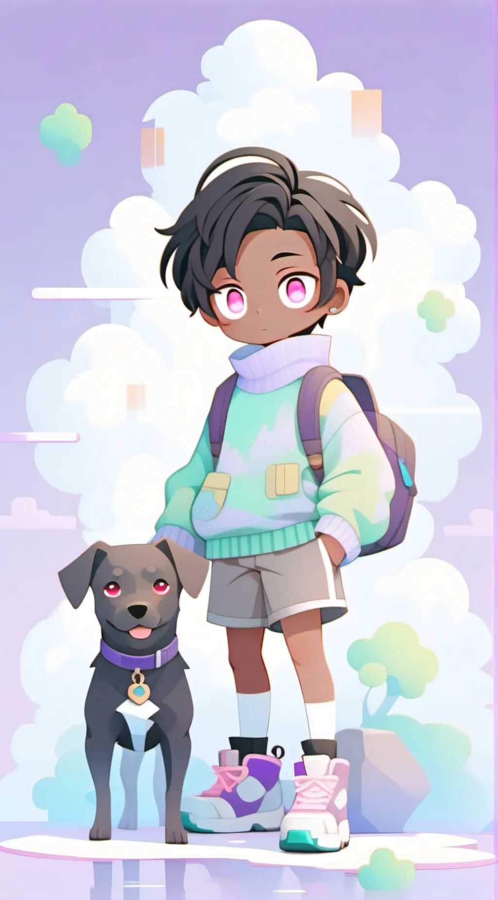 ai character: Max background