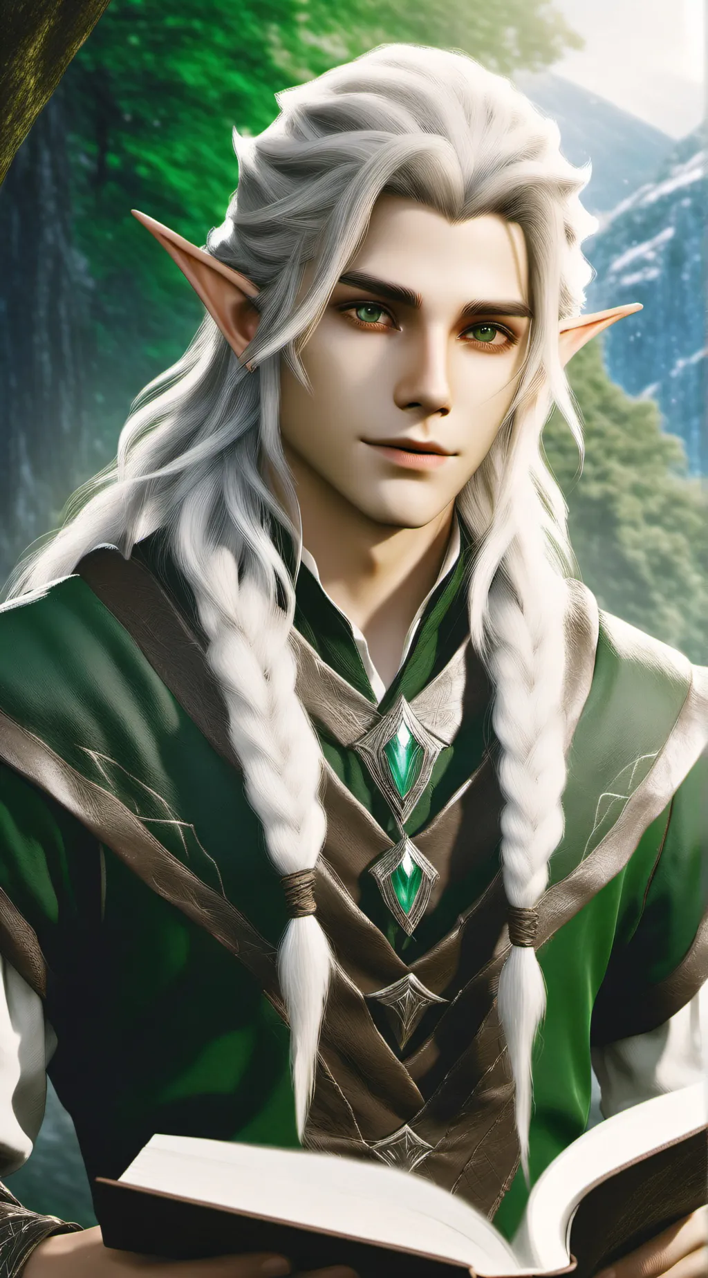 ai character: Lirian Moonshadow background