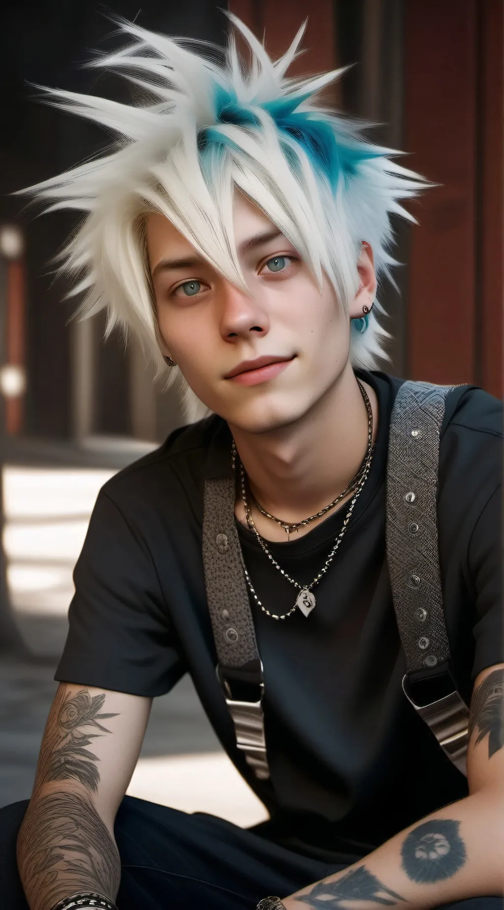 ai character: Justin background