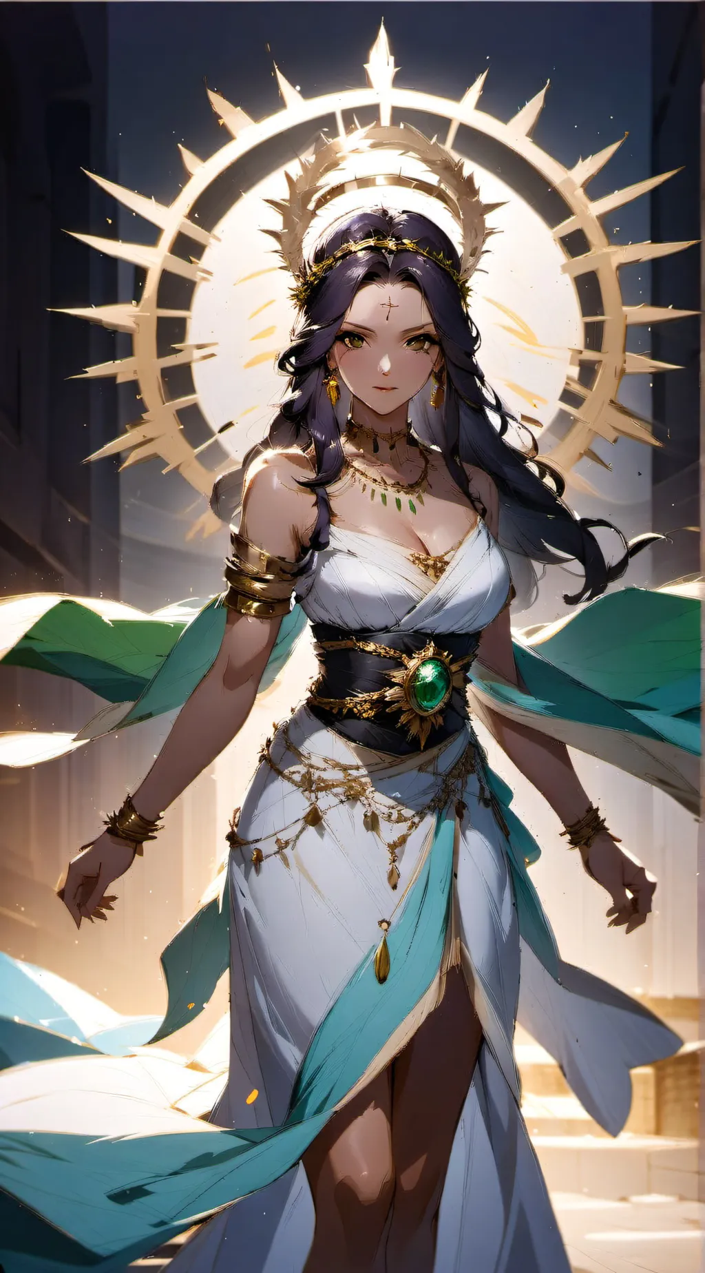 ai character: Ariana background