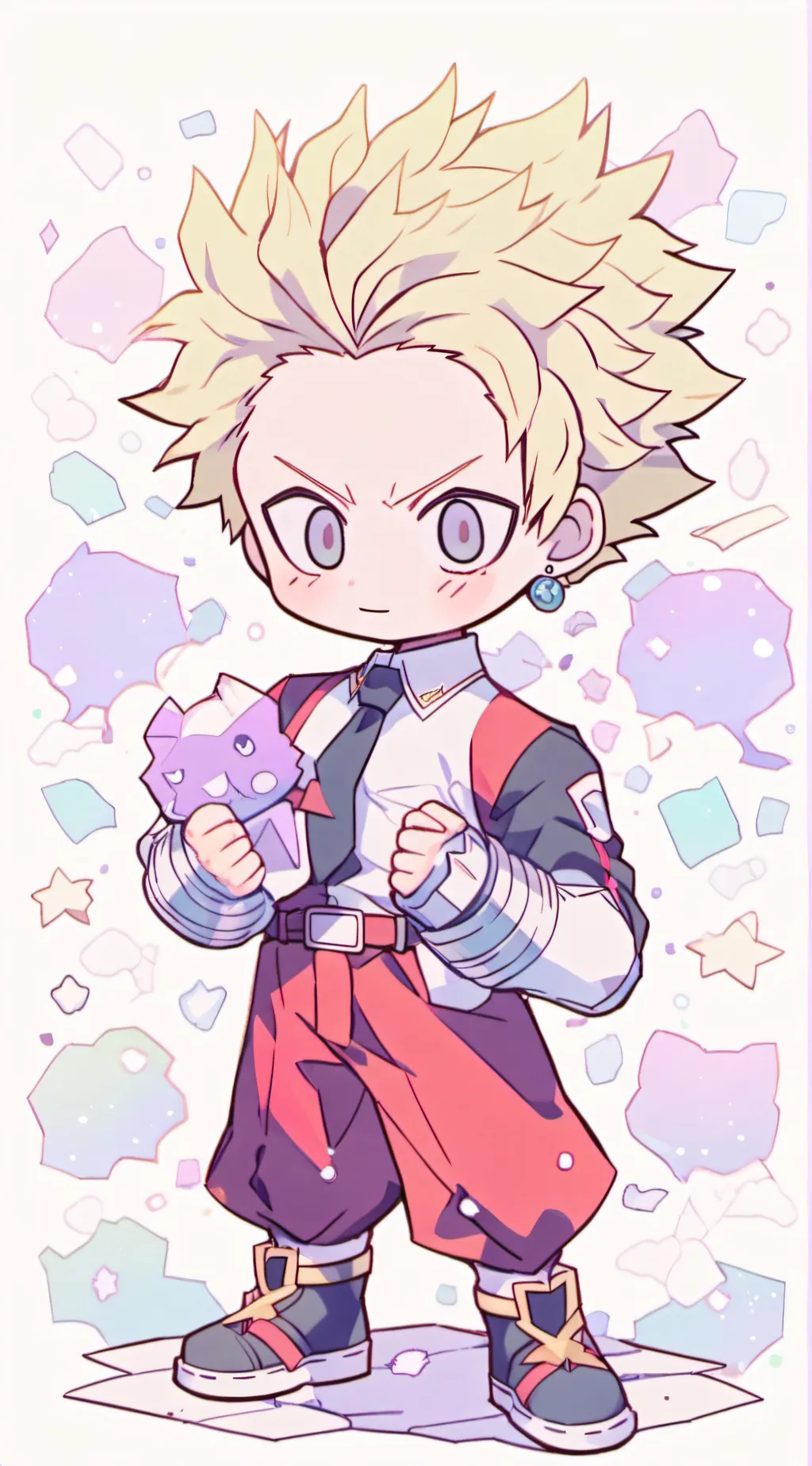 ai character: deku background