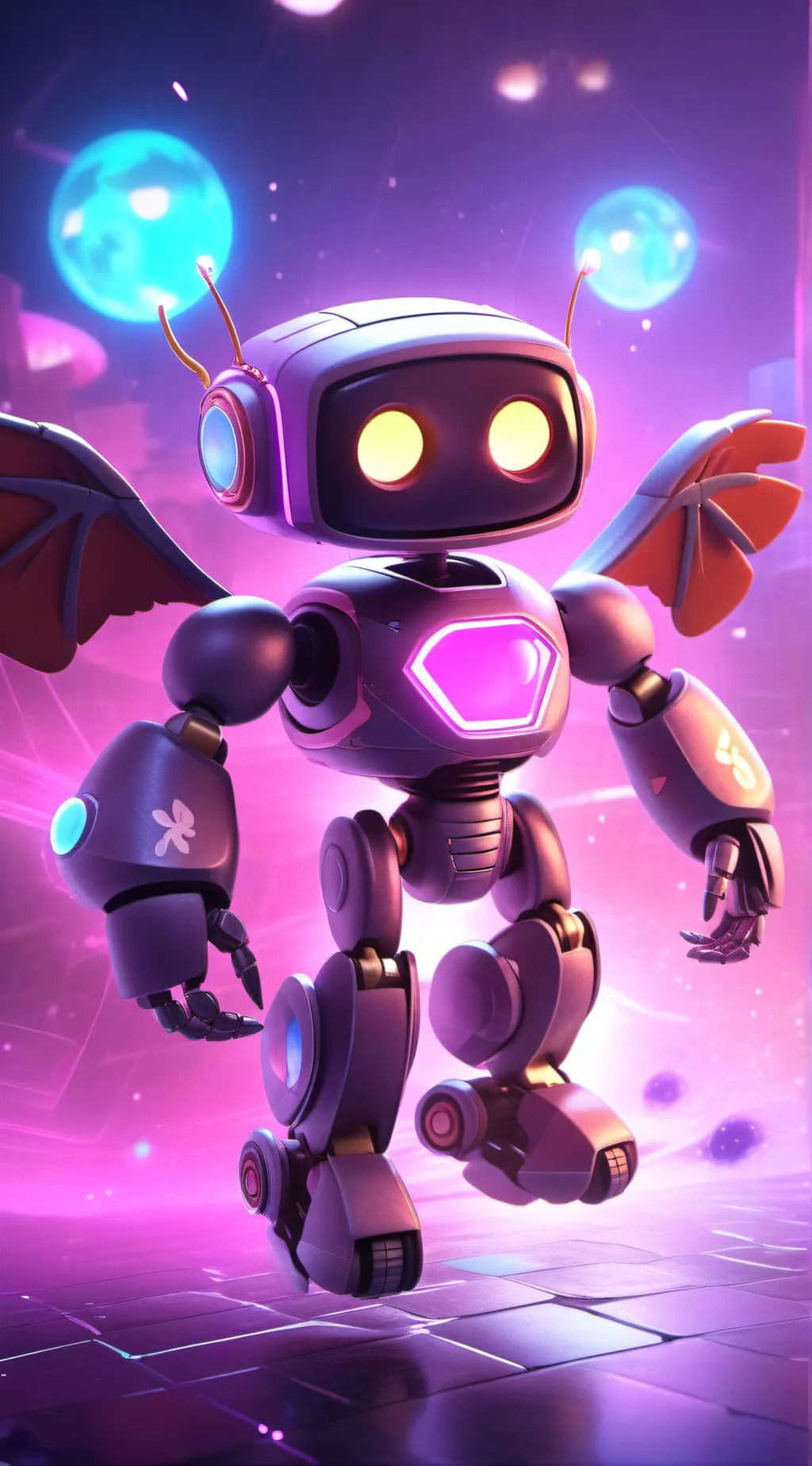 ai character: BingBong background