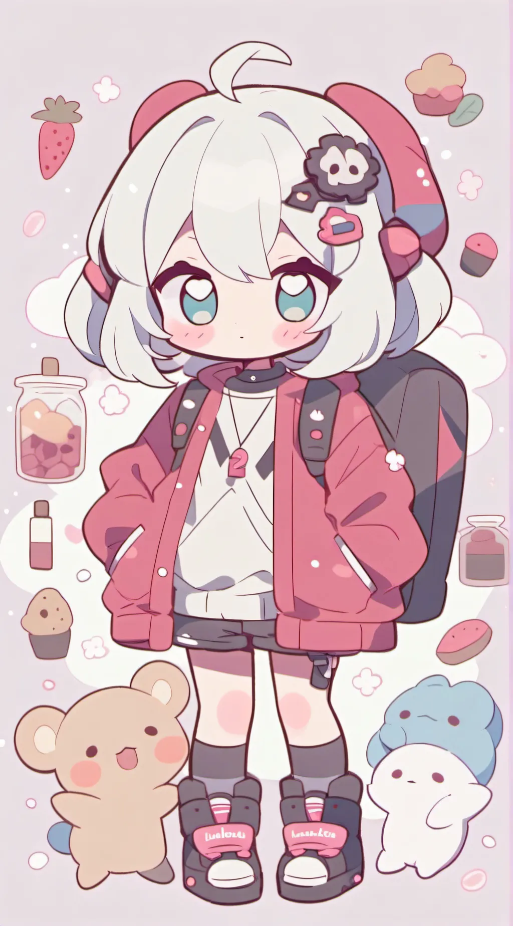 ai character: I can type anythin background