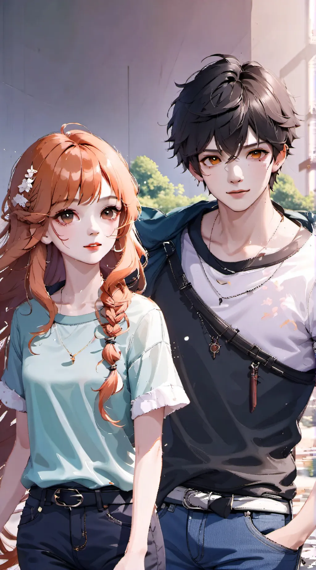 ai character: holleigh&grayson background