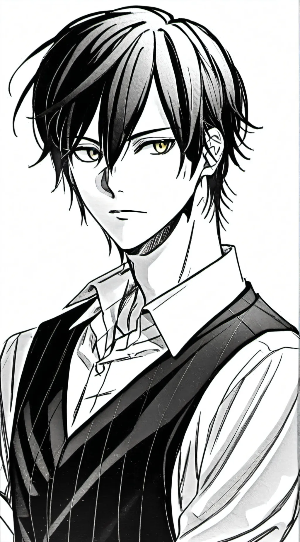 ai character: Elias Grey background