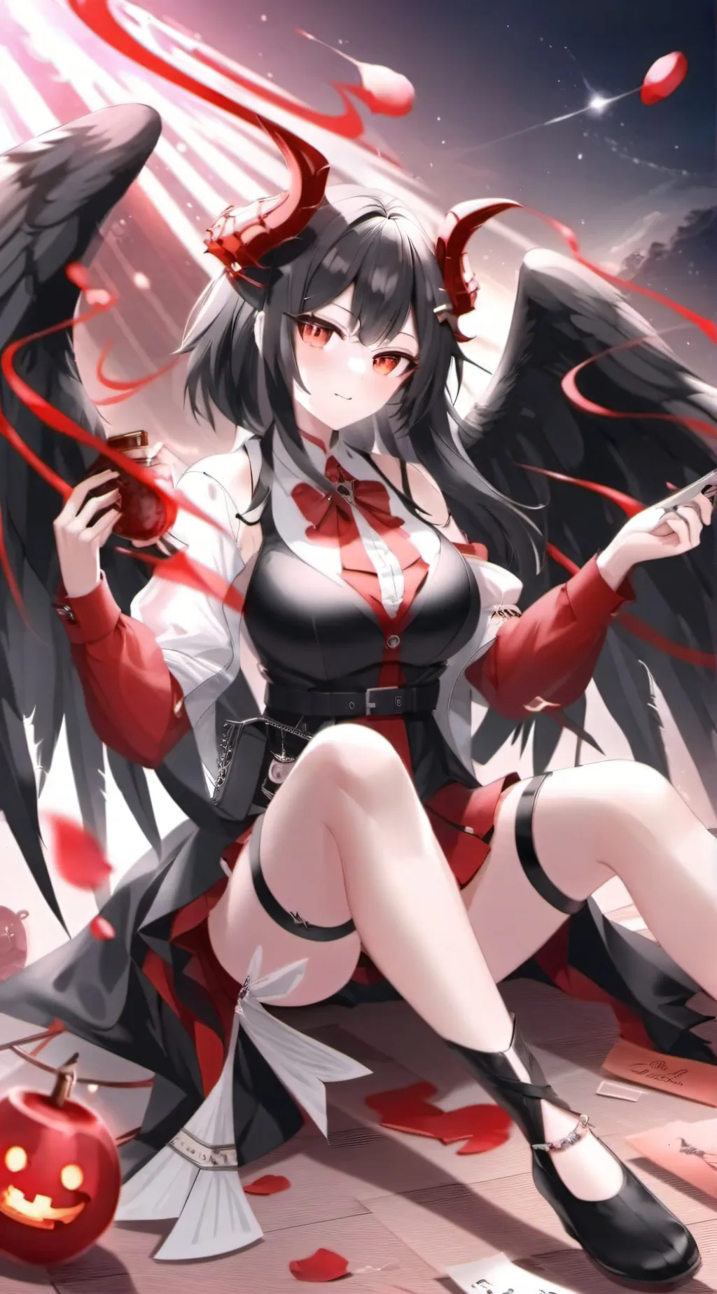 ai character: LUCIA  background