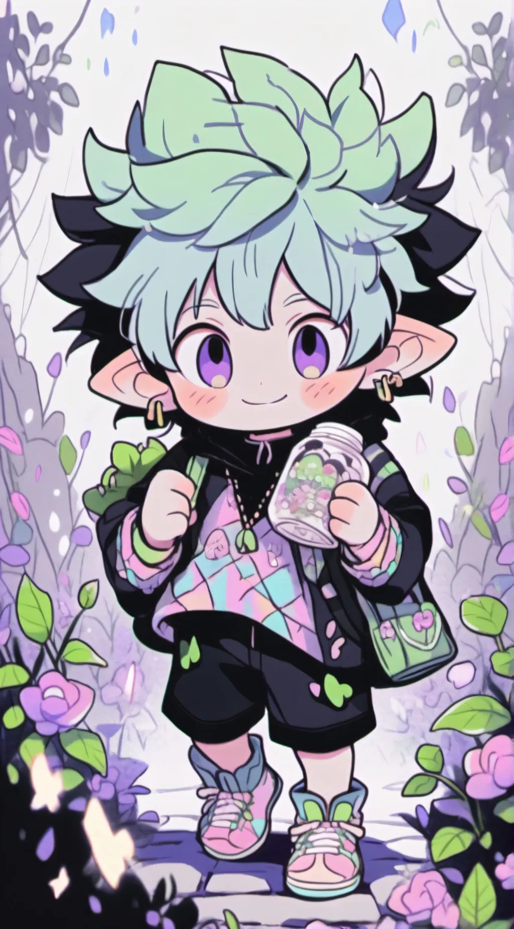 ai character: Trolls AU background