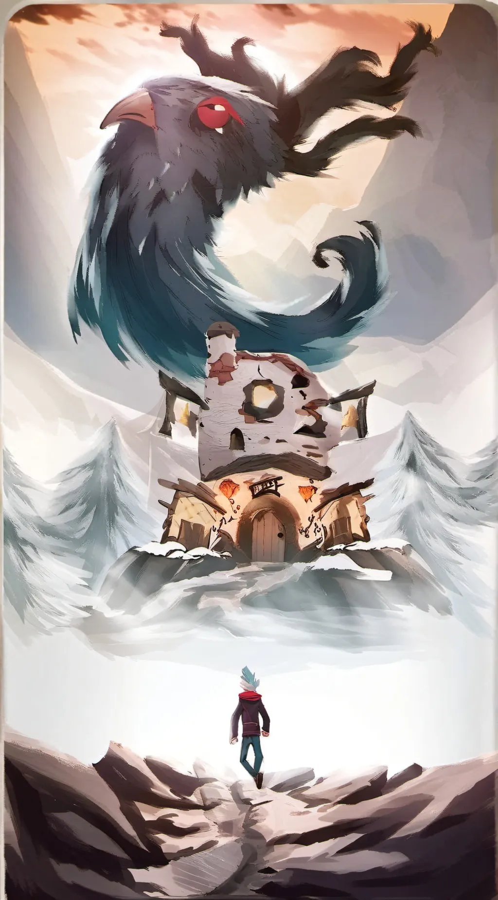 ai character: Hazbin  background