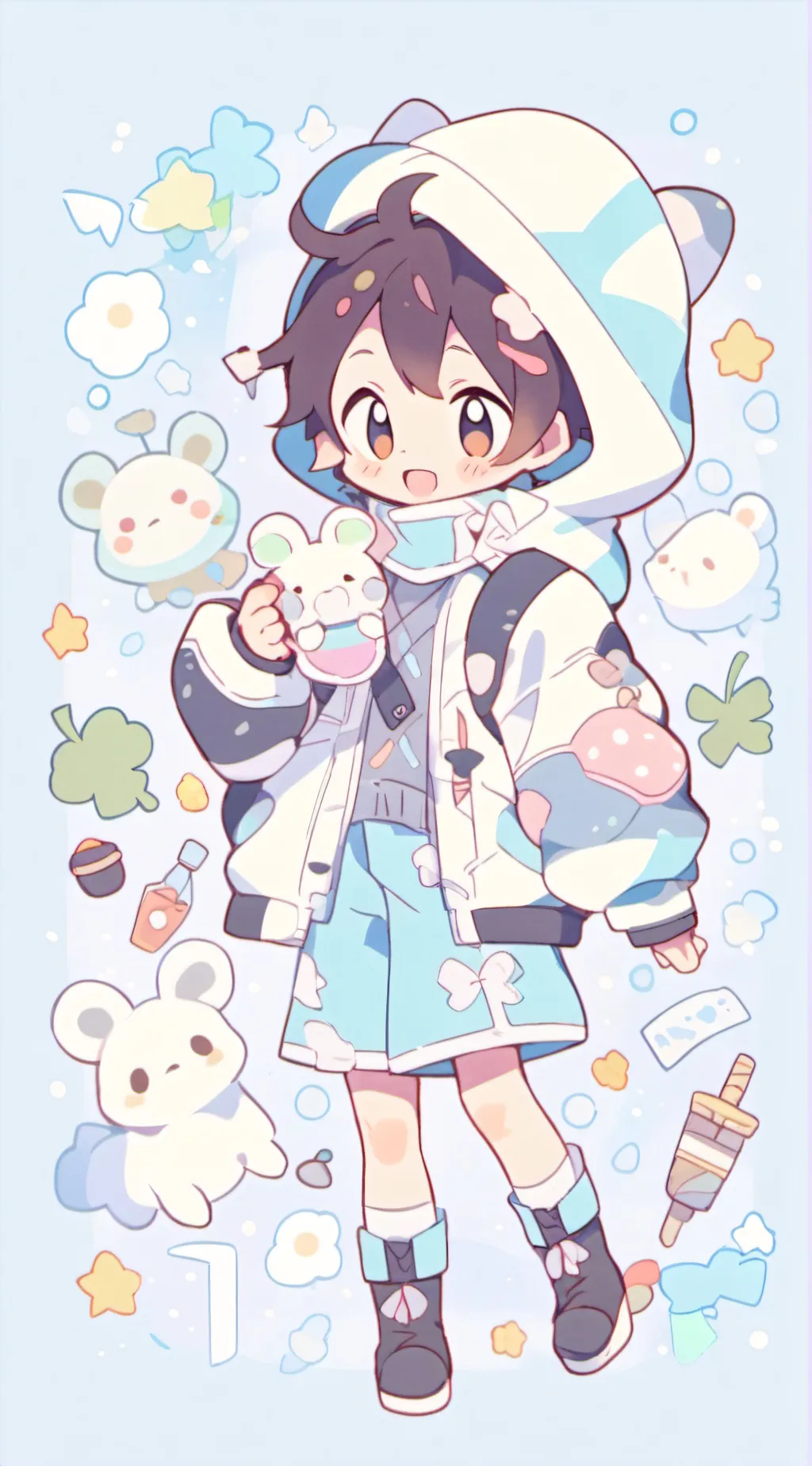 ai character: Copycat  background