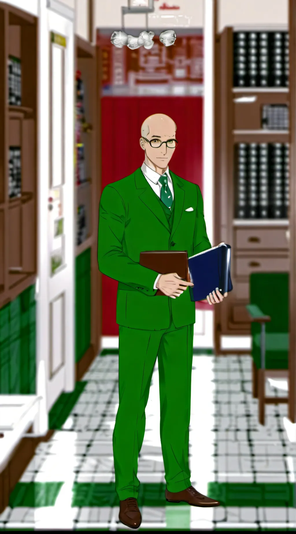 ai character: baldi background