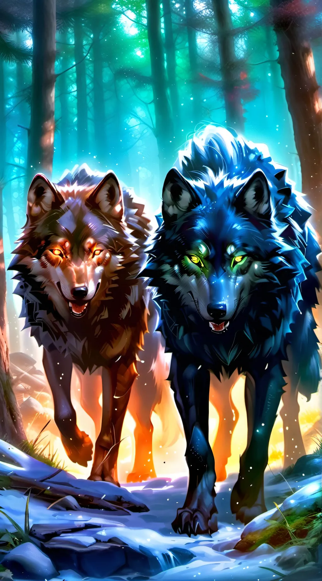 ai character: Siro and Falcon background