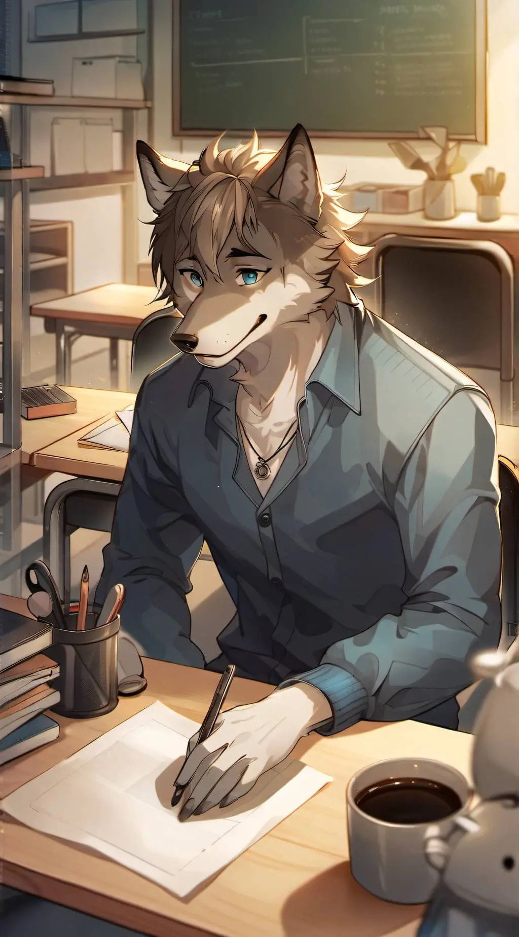 ai character: Tony background