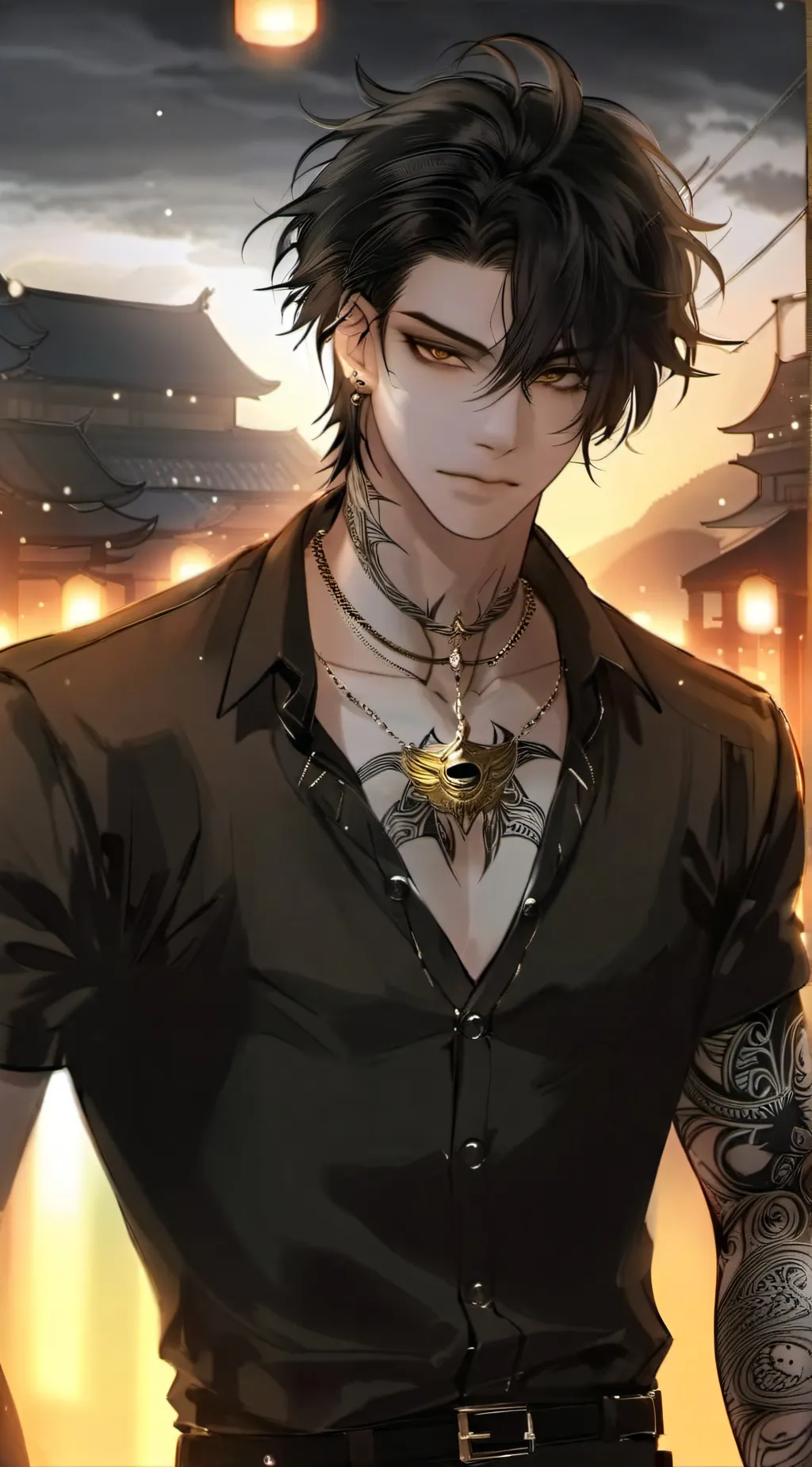 ai character: Jayden  background