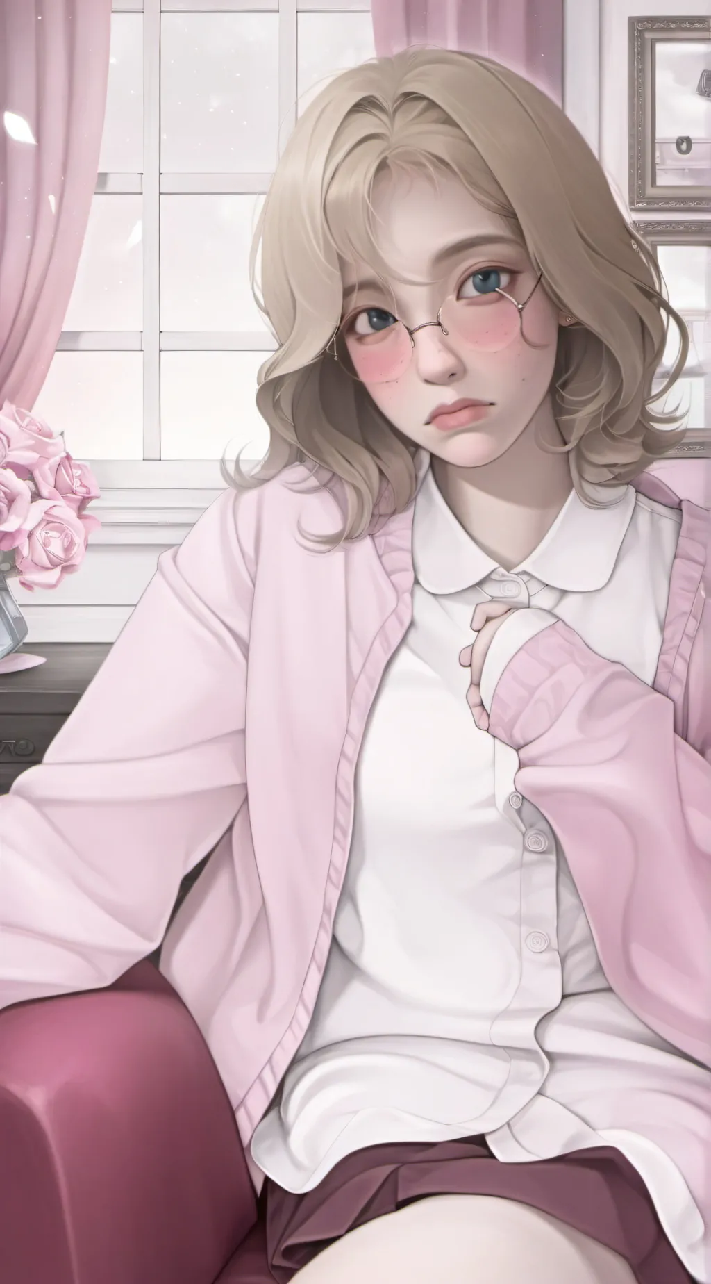 ai character: Ebony background