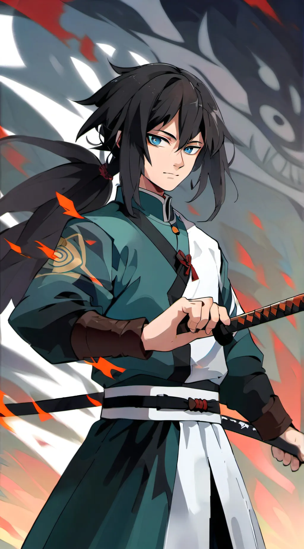 ai character: Kenshin background