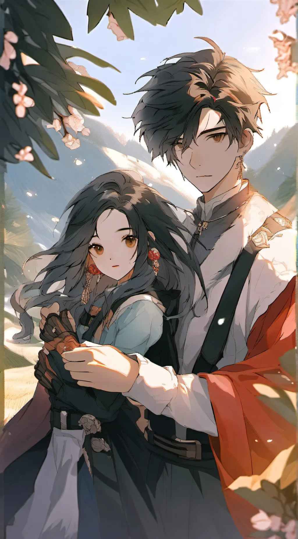 ai character: Ryan & Ameila  background