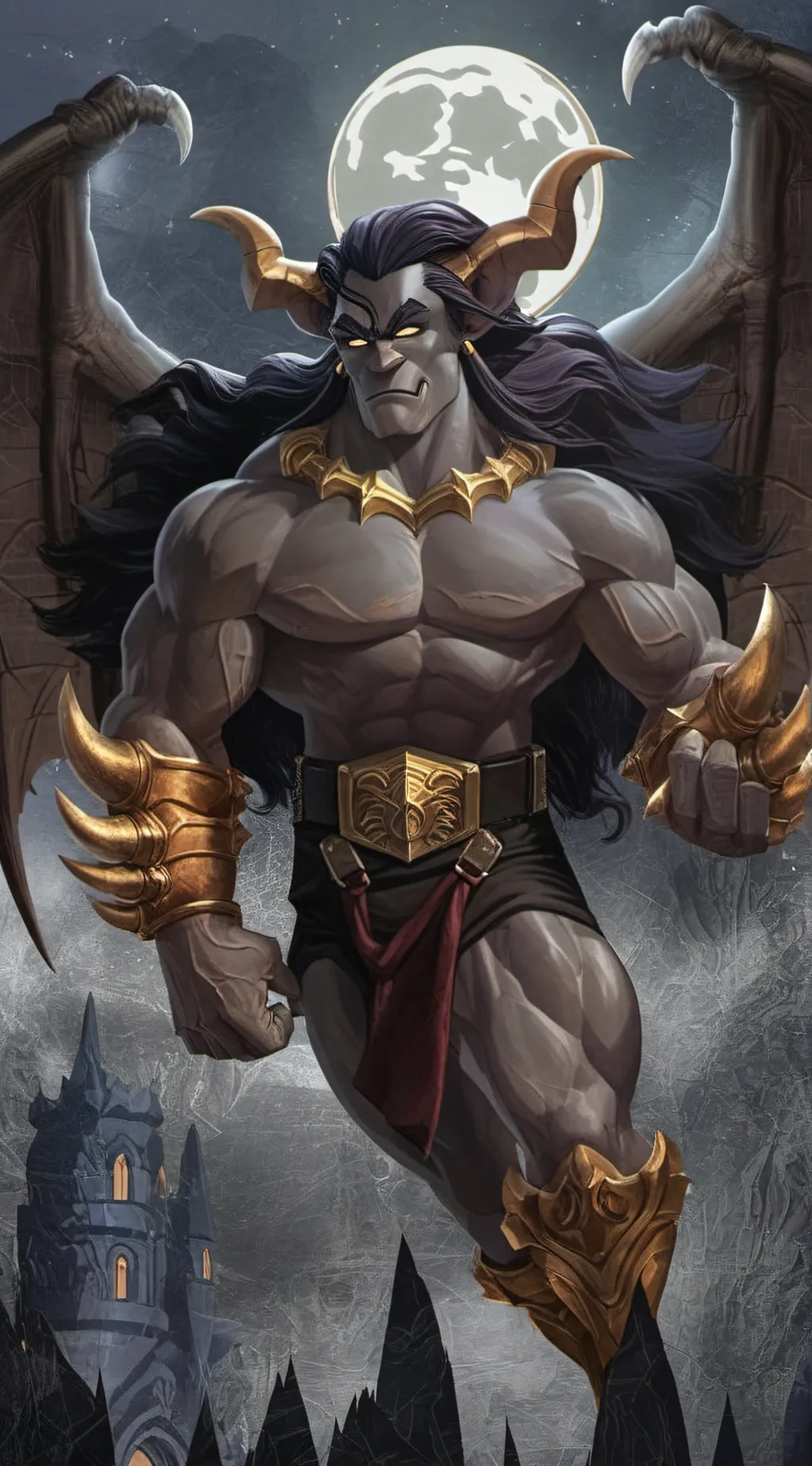 ai character: Goliath background