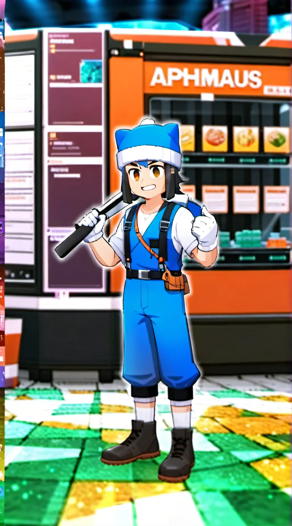 ai character: aphmau and friends background