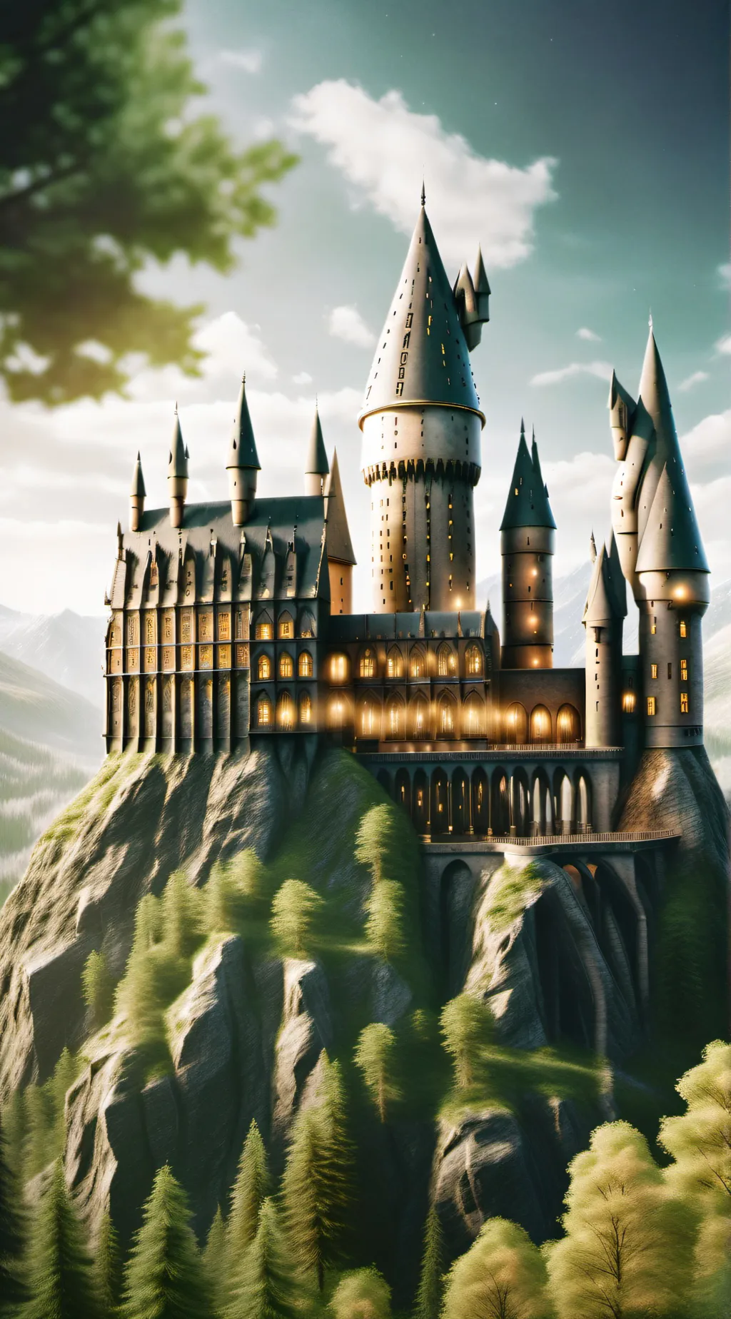 ai character: Hogwarts~ background