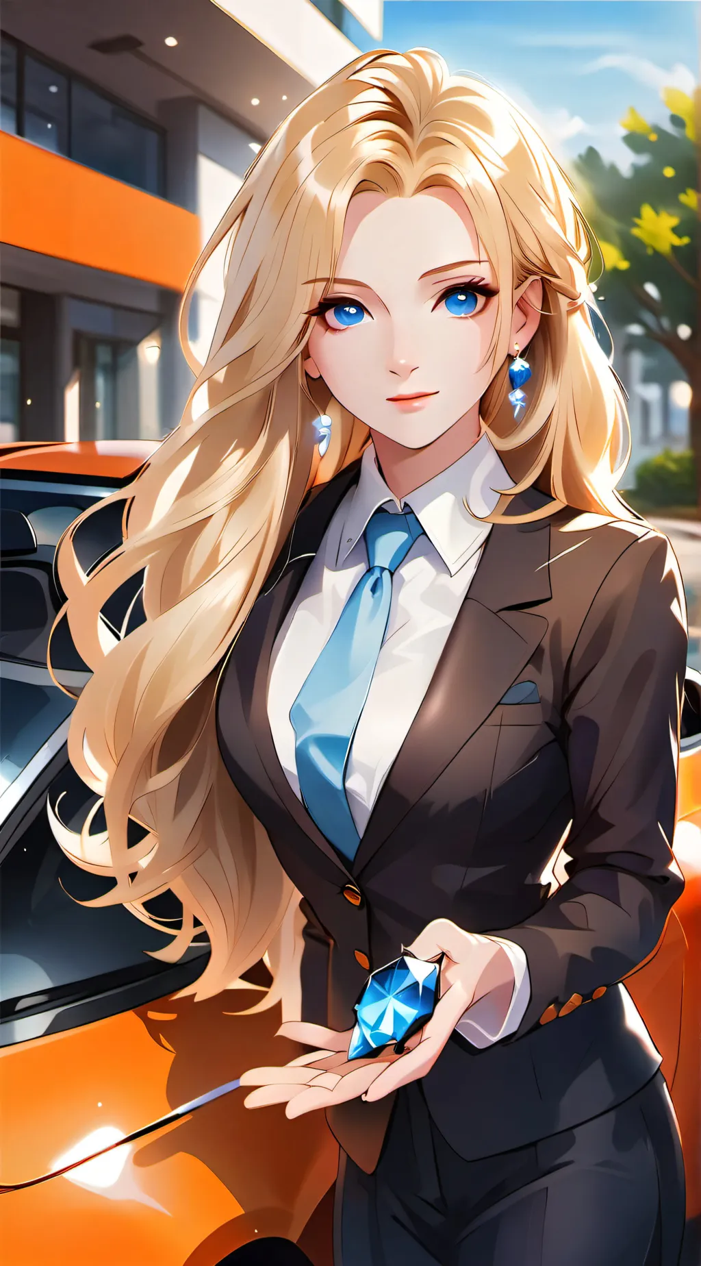 ai character: Aurora background