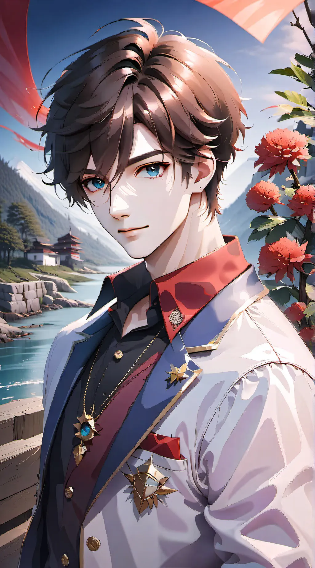 ai character: Billionaire husban background