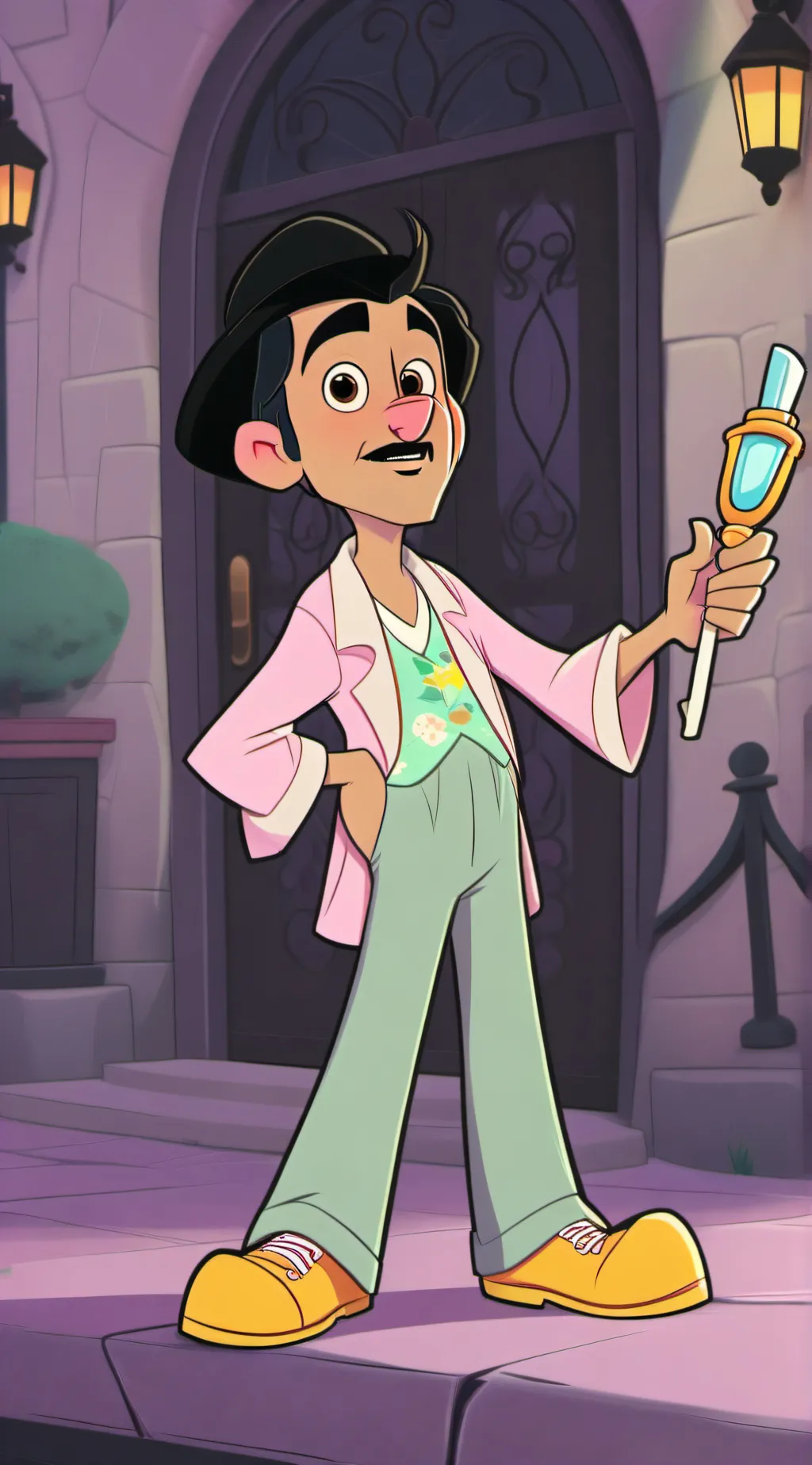 ai character: four background