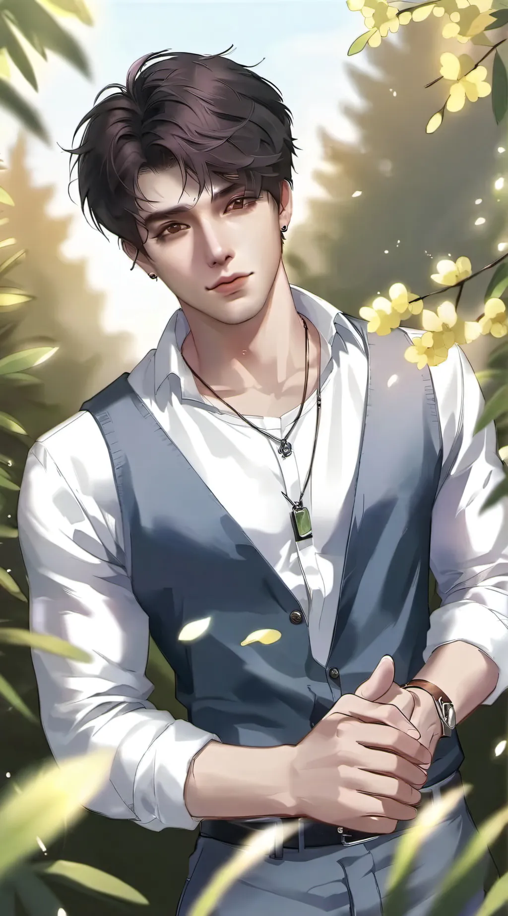 ai character: colby brock  background