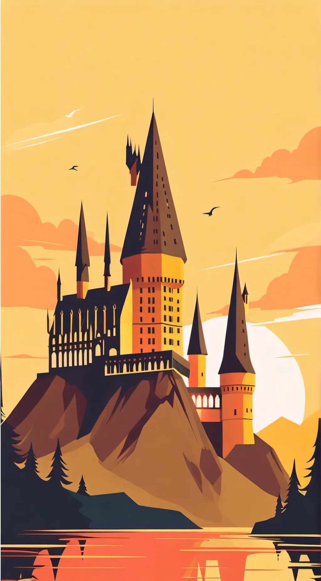 ai character: hogwarts  background