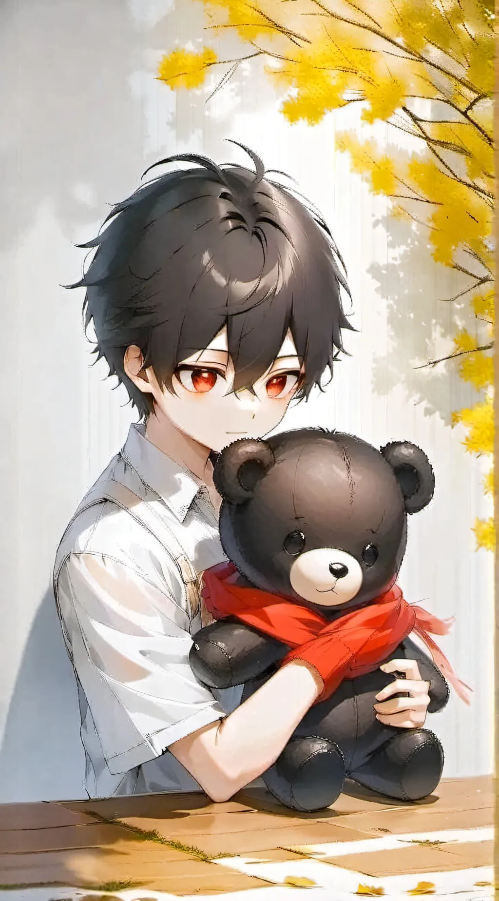 ai character: L.O.V X akatski  background