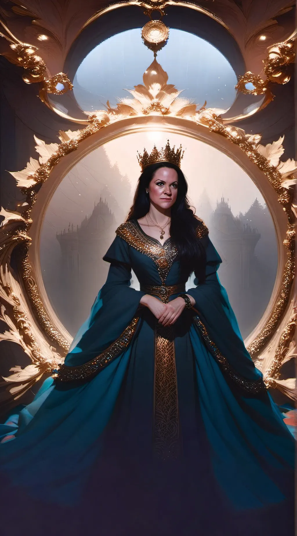 ai character: Kristina Sparkle  background