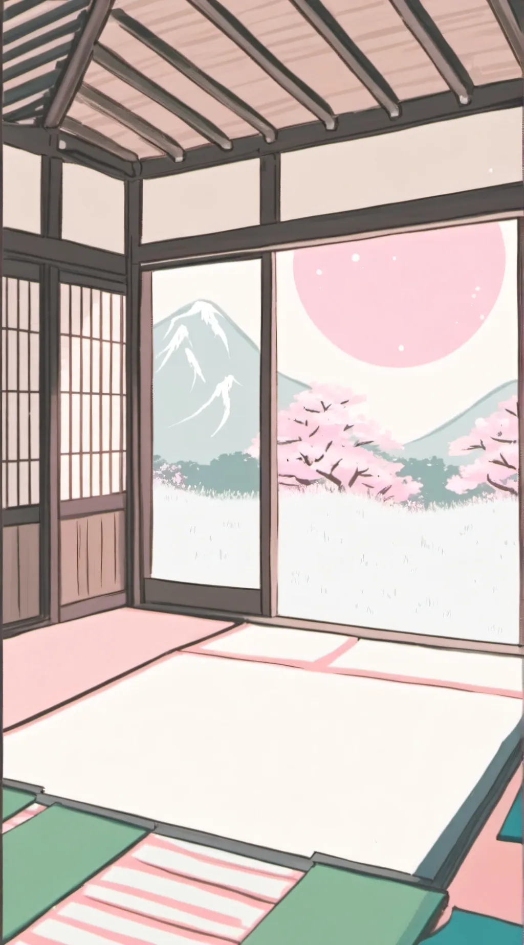 ai character: Mitsuri & Shinobu  background