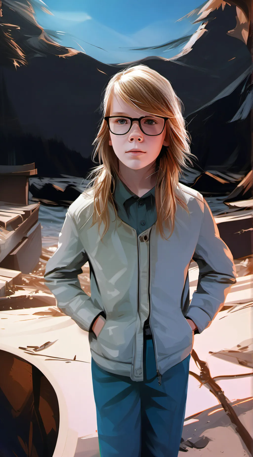 ai character: Oxyien  background