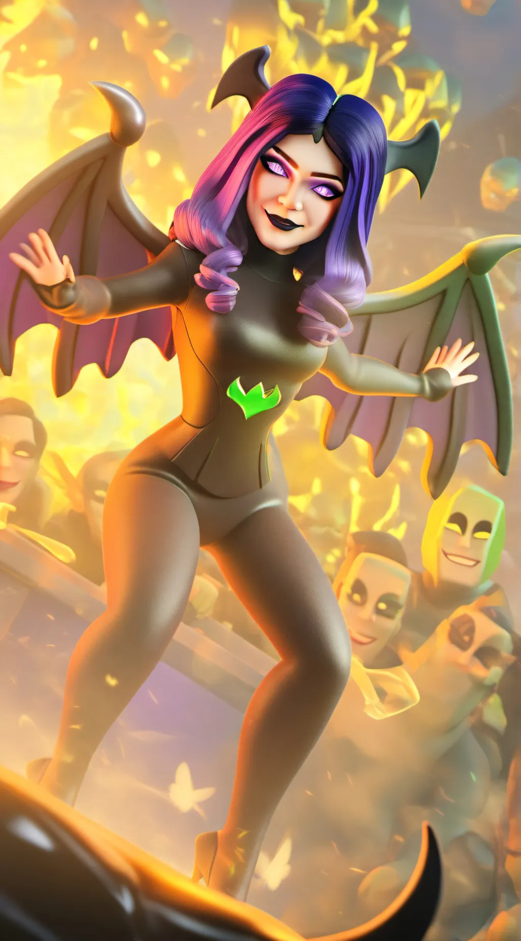 ai character: Mal Villain  background