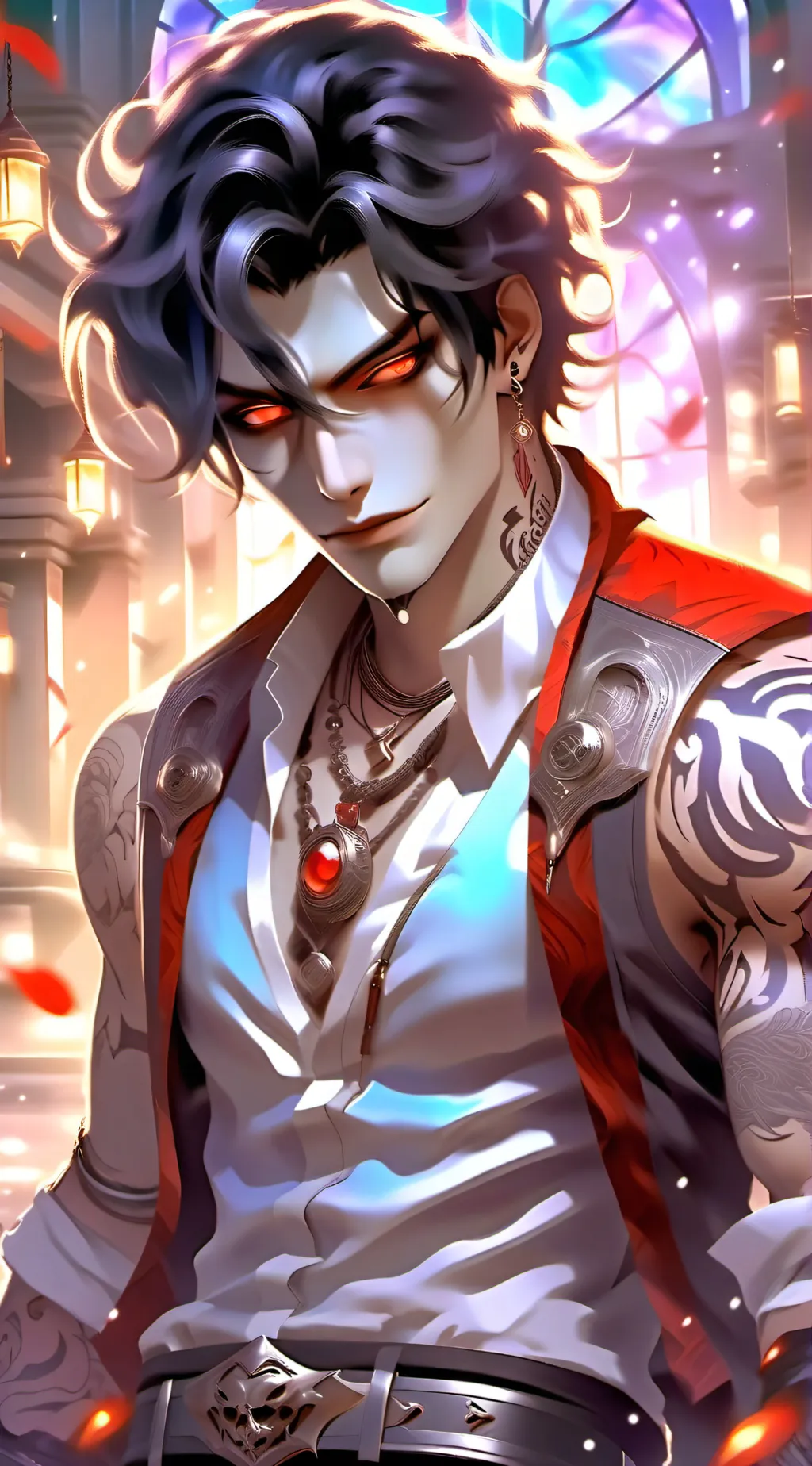 ai character: vampire flinn background