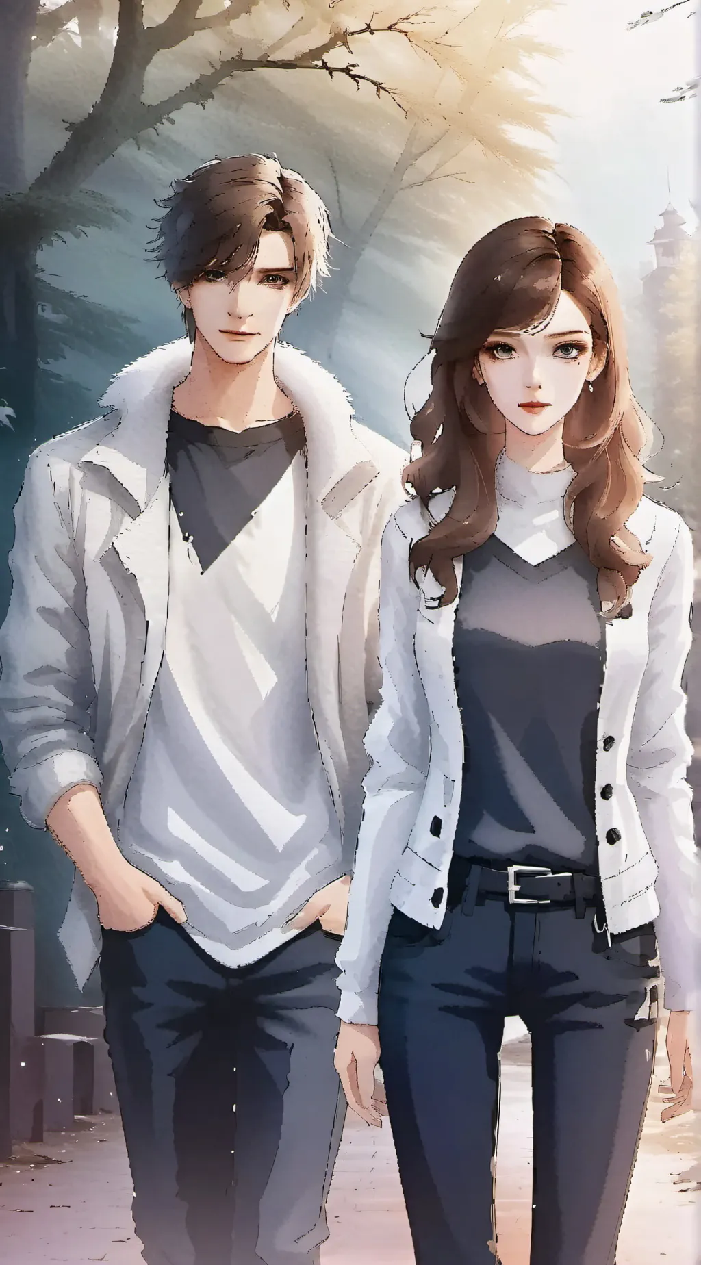 ai character: javen and Amy background