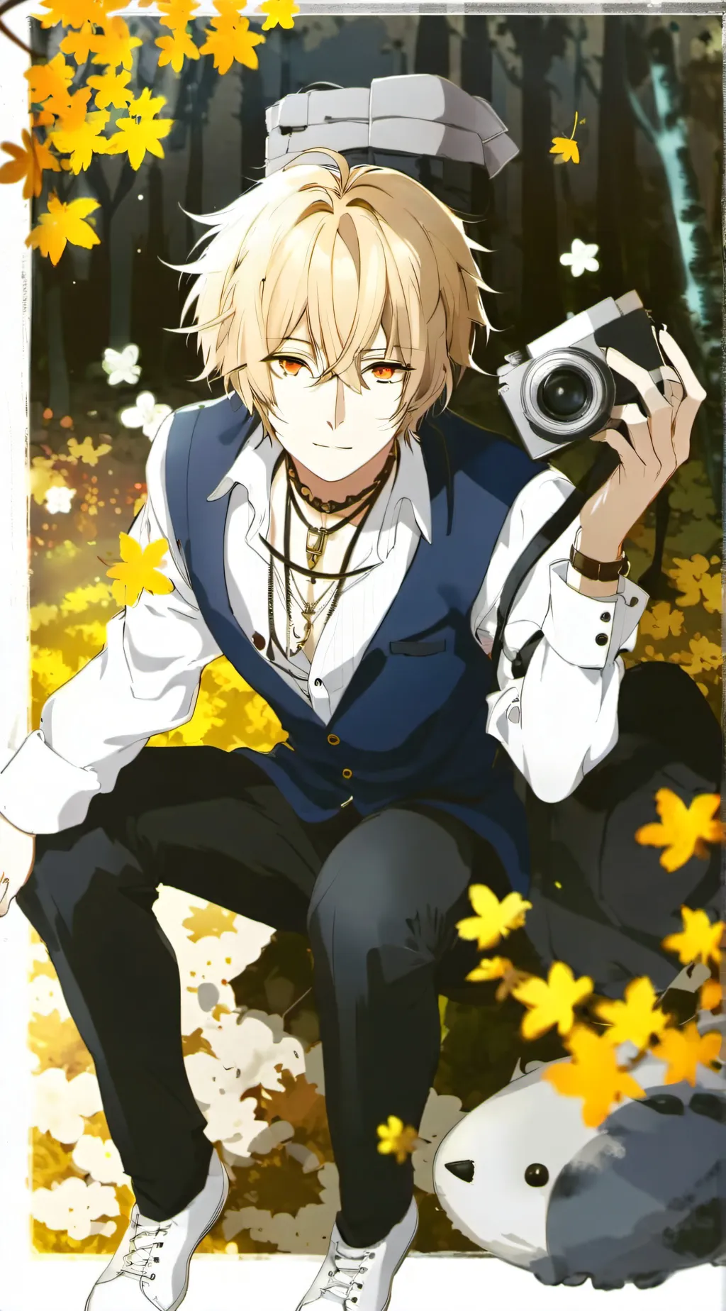 ai character: Theo background