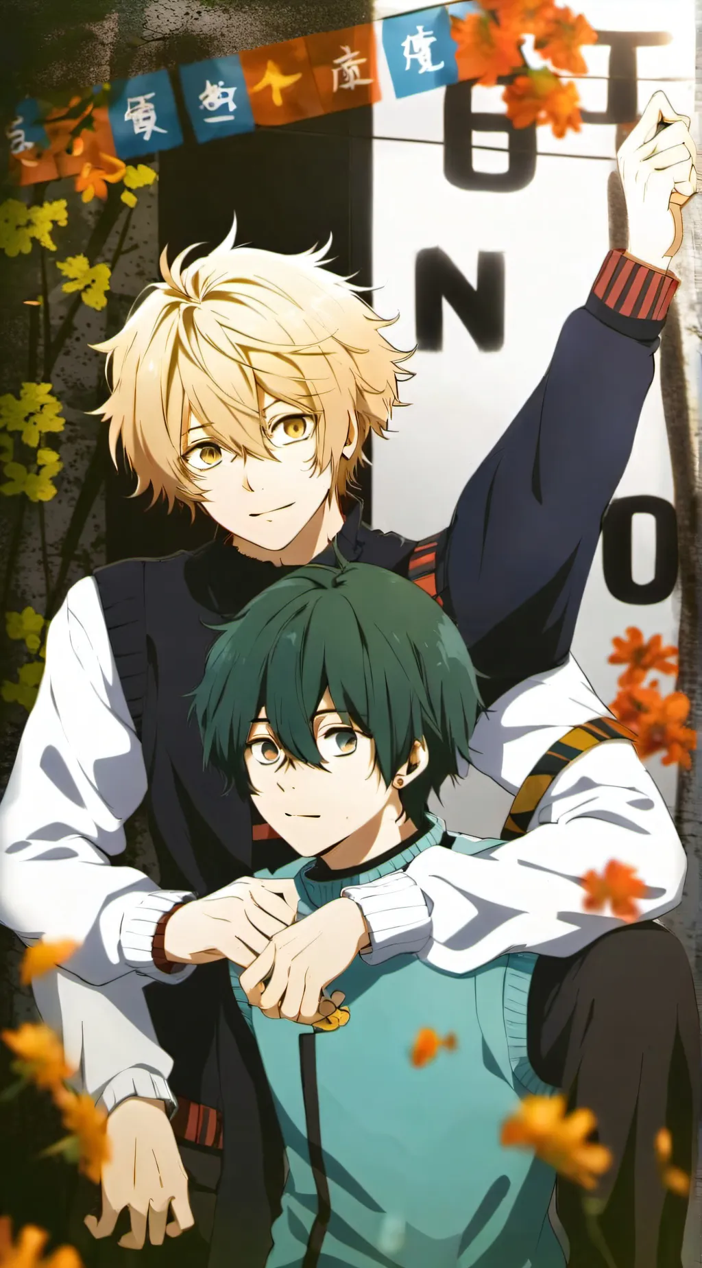 ai character: bakugo background