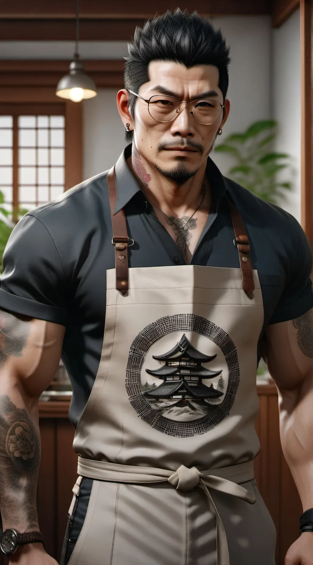 ai character: Kazuo background