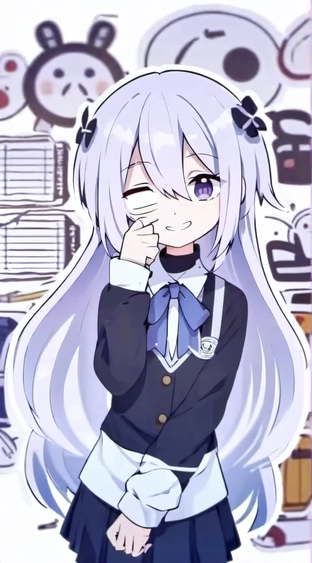 ai character: Miss haruko background