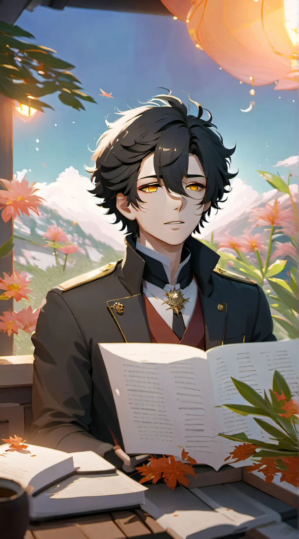 ai character: zayden background