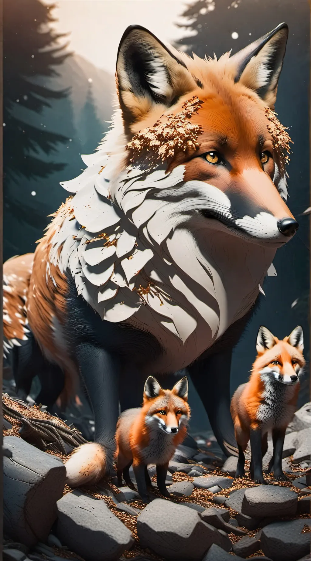 ai character: RainStar background