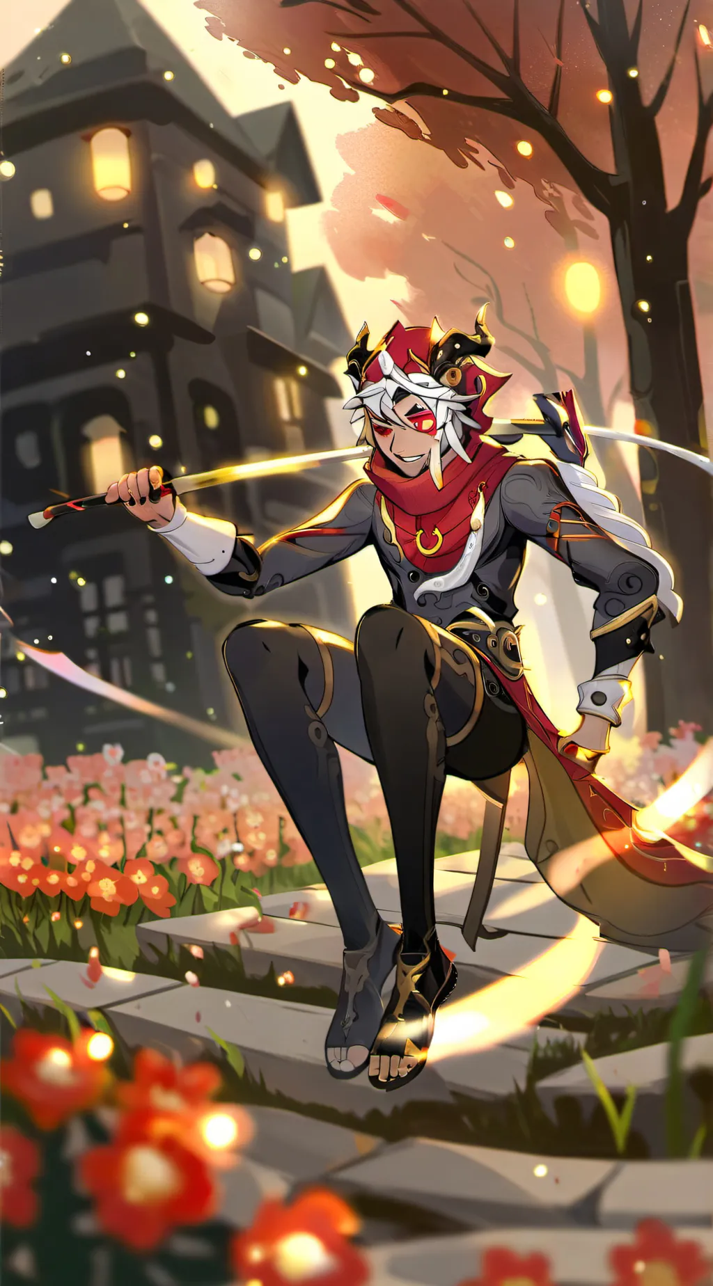 ai character: H@zb!n H0t3l background