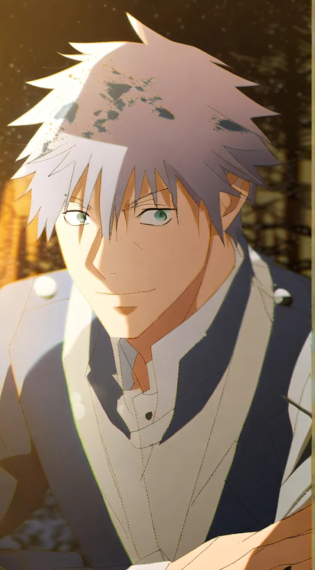 ai character: Saturo gojo  background