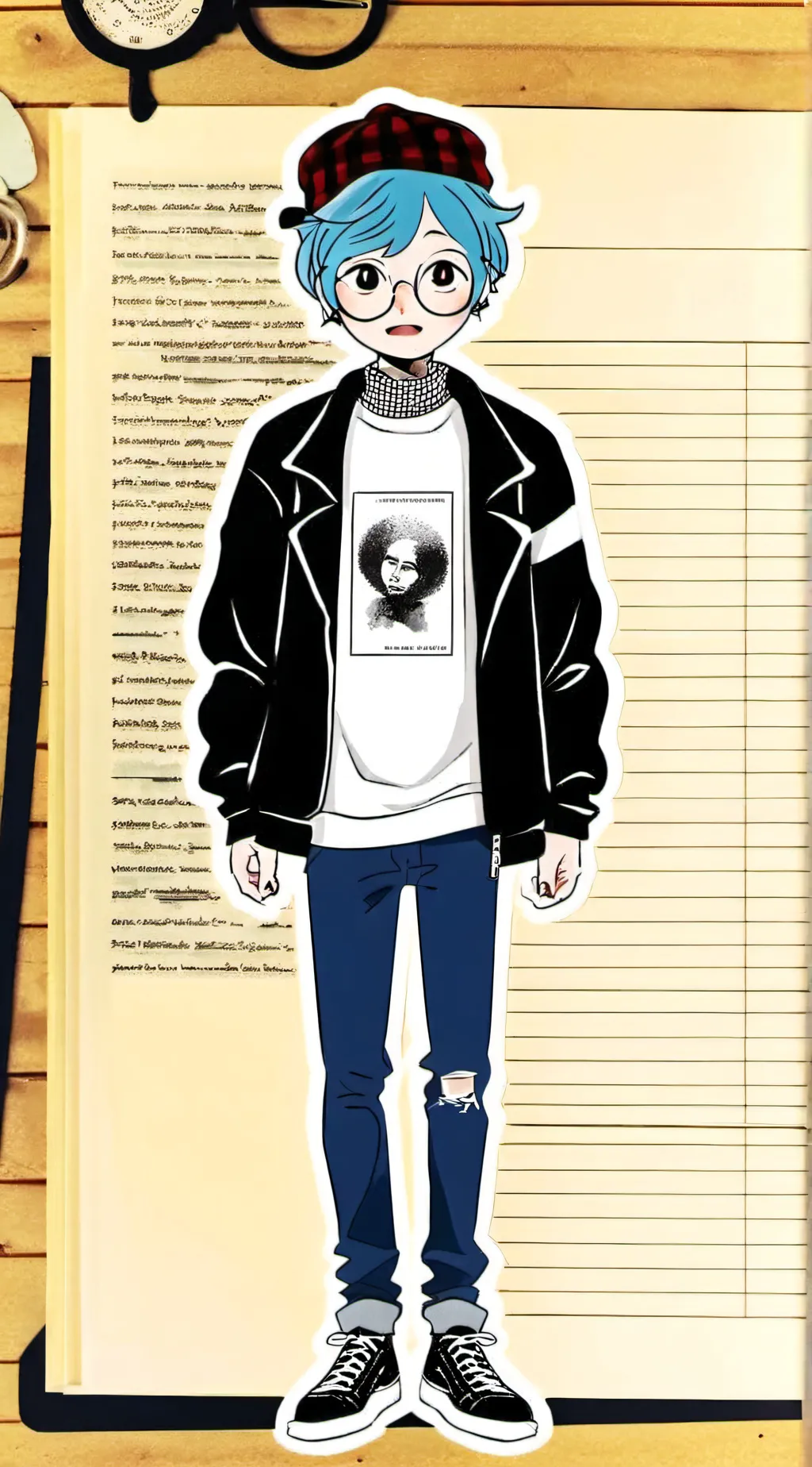 ai character: Sadness (Human) background