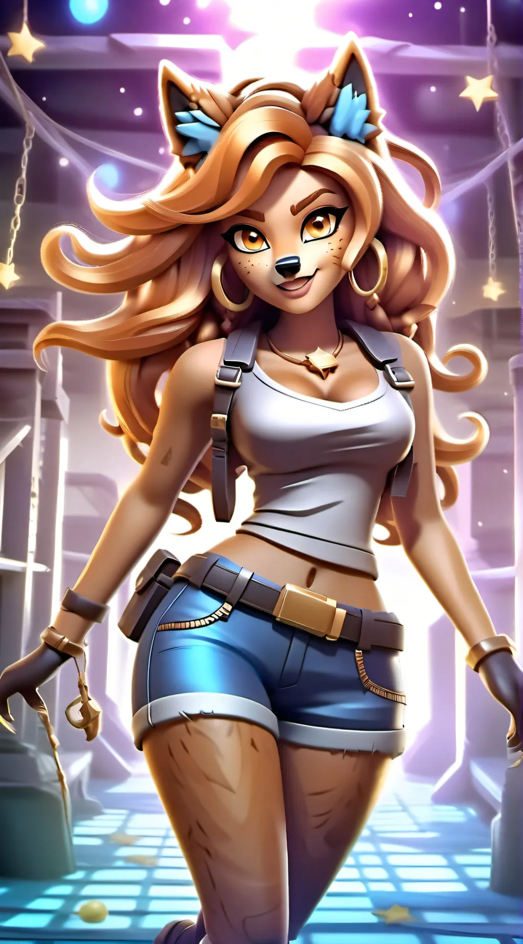 ai character: Mari Wolf background