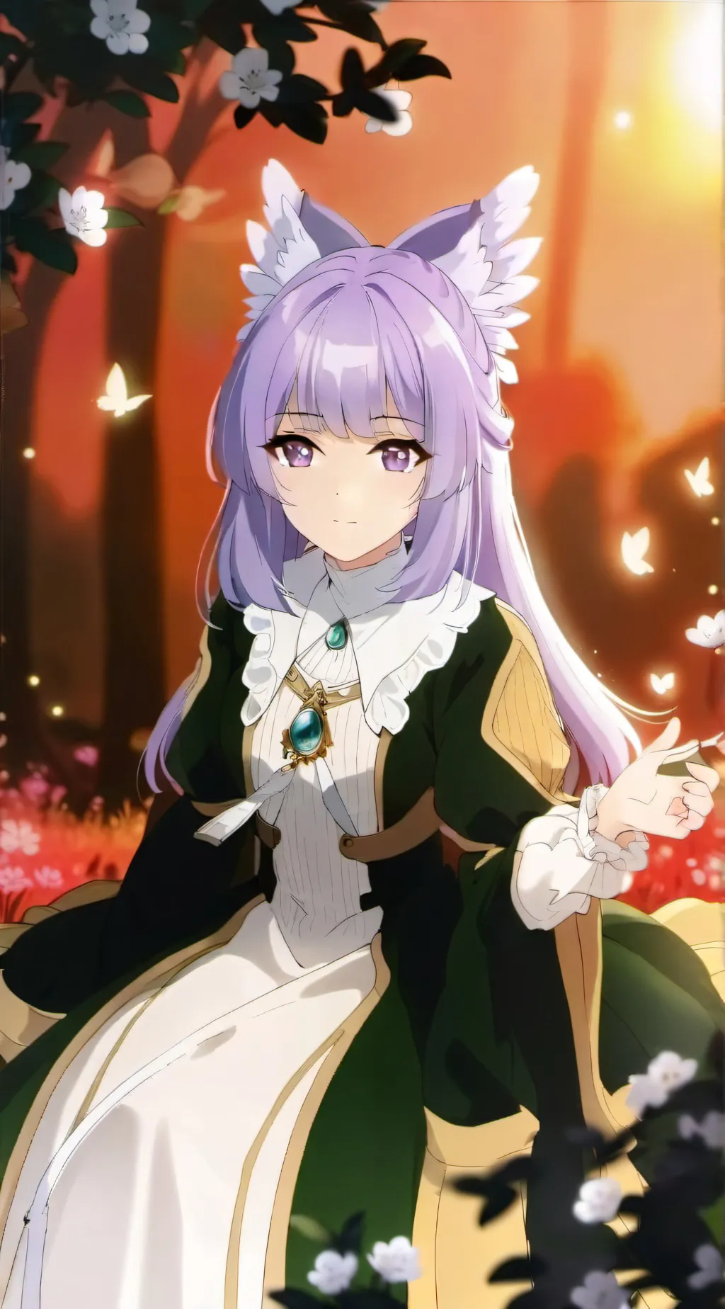 ai character: Aria background