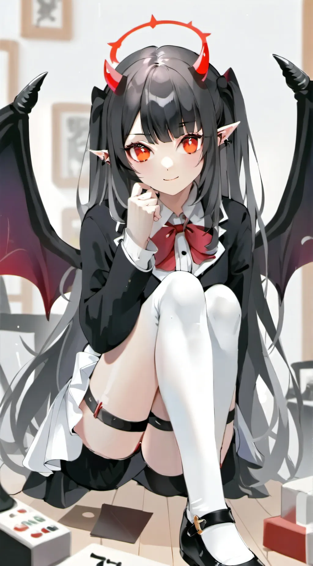 ai character: Al x you x Lucifer background