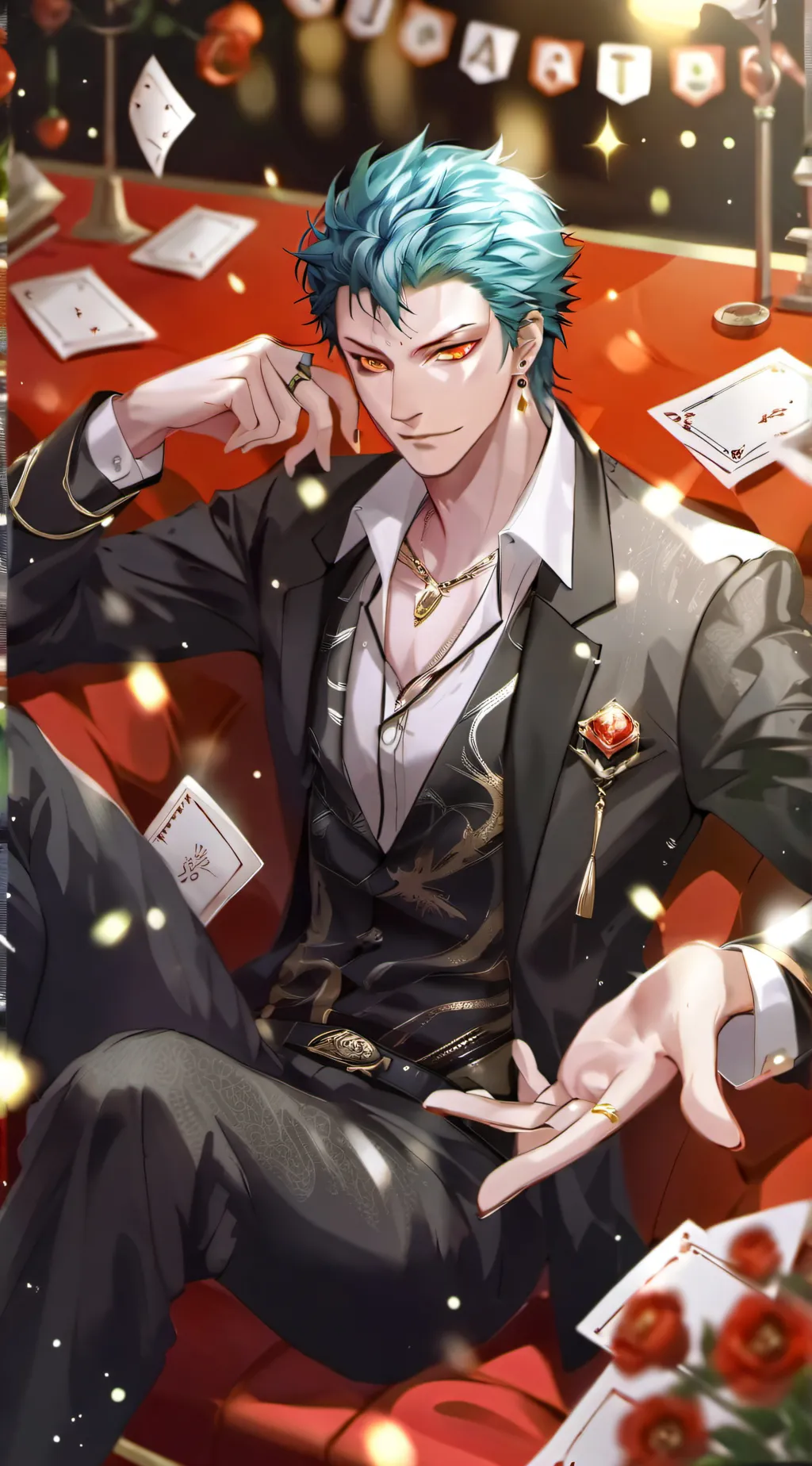 ai character: One piece school background